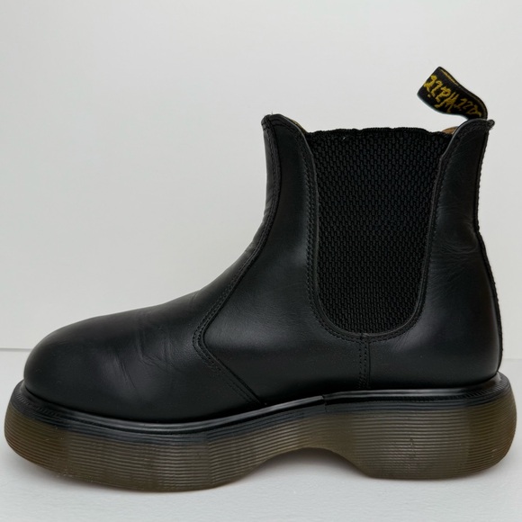 Vintage Dr. Martens 2976 Chelsea Black Greasy Chunky Club MIE Boots UK 4 - Picture 6 of 15